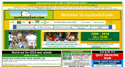 Desktop Screenshot of ourfootyteam.com